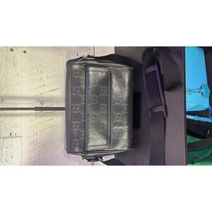 1699 Gucci GG Embossed Calfskin Messenger Bag